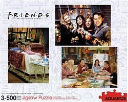Aquarius Puzzle Friends 3er-Set - 500 Teile pro Puzzle, Geschenkidee