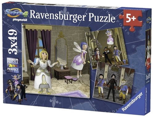 Ravensburger 3 Puzzles - Playmobil - 49 Teile