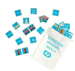 BigJigs Holz Memo Spiel London - Lernspiel für Kinder FSC Holz
