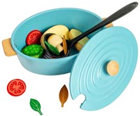 BigJigs Holzspielzeug Kasserolle Set - bunte Kochset für Kinder-2