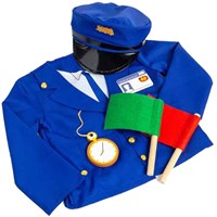 BigJigs Zugführer Kostümset - Kinderverkleidung mit Zubehör-2