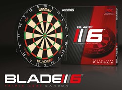 Winmau Dartboard Blade 6 Triple Core PDC professionelles Sisal-Dartboard