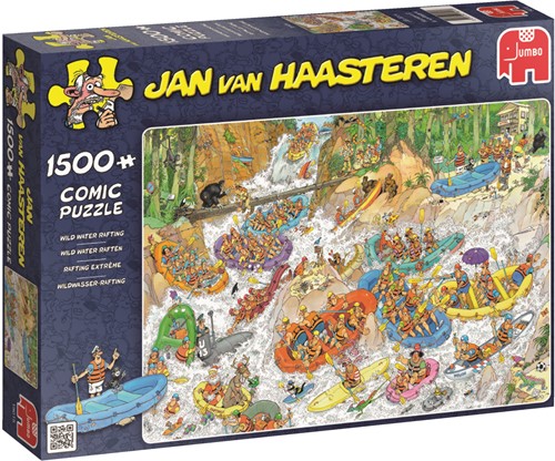 Jan van Haasteren Wildwasser-Rafting 1500 Teile