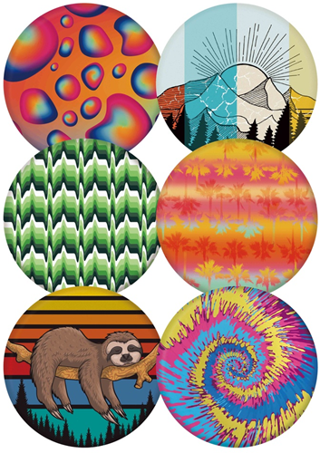 Waboba Wingman - Rainbow Web - 6" Diameter
