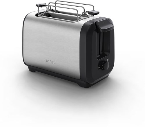 Tefal Toaster Edelstahl energiesparend 7 Bräunungsstufen modern