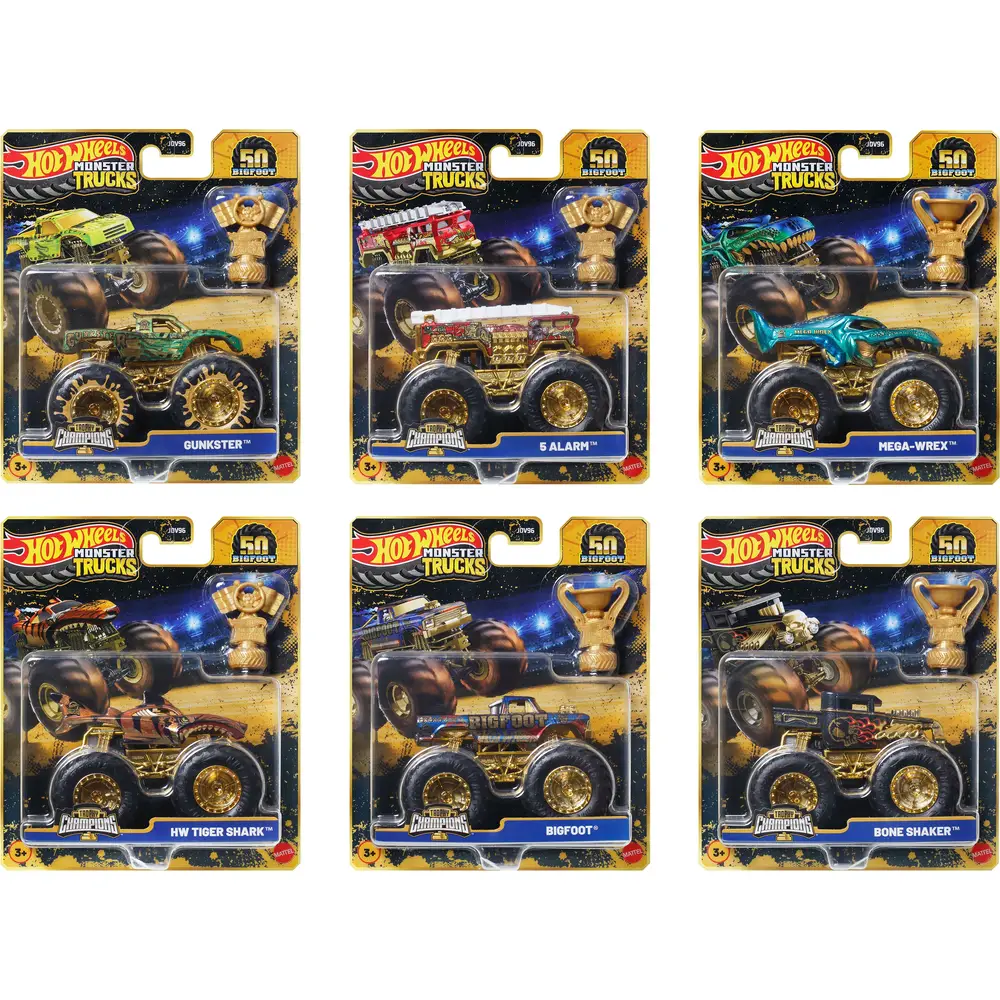 Mattel Hot Wheels Monster Truck Bigfoot 50 Jahre Edition Spielzeugauto