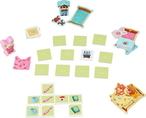 Haba Kinderspiel - Meine ersten Spiele: Ab ins Bett! Memo- und Lernspiel-2