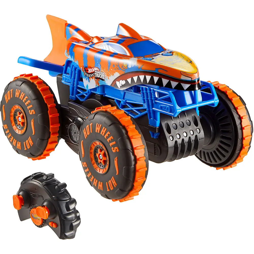 Hot Wheels Monstertrucks RC Tiger Shark Climber - Ferngesteuertes Auto 1:15