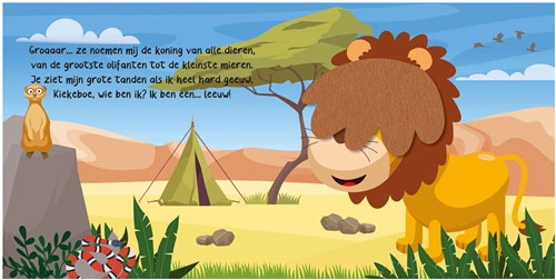 Lantaarn Kleinkindbuch wilde Tiere Pappbuch mit Klappen-3