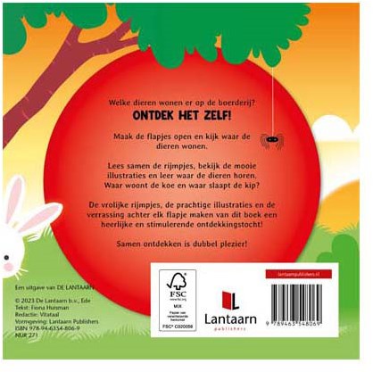Lantaarn Klappenbuch Bauernhoftiere Pappbuch Kleinkinder entdecken-2