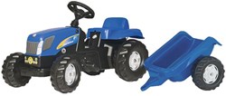 Looptractor met aanhanger