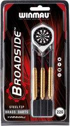 Winmau Darts Broadside Messing 22 Gramm Steeltip Dartpfeile Set