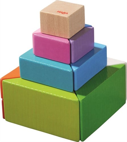 HABA 3D-Aufbauspiel Tangram-Würfel