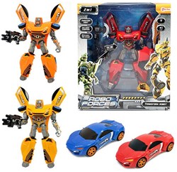 Toi-Toys Roboter Spielzeug Superauto mit Licht und Sound - Actionfigur