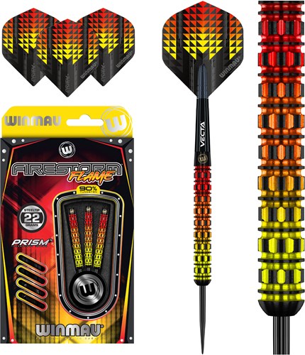 Winmau Darts Firestorm Flame Steeltip Tungsten 22 Gramm Professionell-2