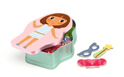Djeco DJ03084 Adventskalender Magnete Spielzeuge magnetische InZeBox Belissimo, bunt