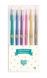Djeco Glitter Gelstifte Set - Schreiben und Zeichnen für Kinder