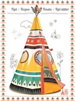 Djeco Spielzelt Tipi für Kinder - Kinderzelt Teepee-2