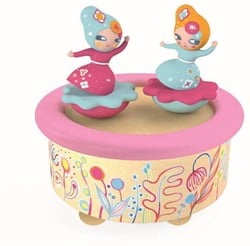 Djeco Musikdose Flower Melody - FSC 100% Holzspielzeug Geschenk