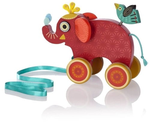 Djeco Ziehfigur aus Holz - Elefant Indy-2