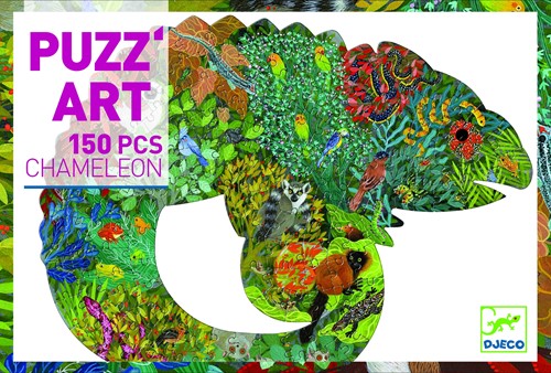 DJECO Puzzle Art Chameleon (37655), bunt