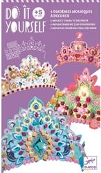 Djeco Diademas para decorar Princesa Haarreif für Prinzessinnen (37901), bunt
