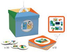 Djeco JEUX  EDUCATIFS - EDULUDO Kioukoi Maison - FSC MIX