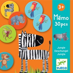 DJECO Memo jungle - 12 x 12 x 12 cm