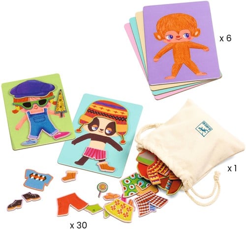 Djeco JEUX  EDUCATIFS - JEUX EDUCATIFS Bingo Je m'habille - FSC MIX