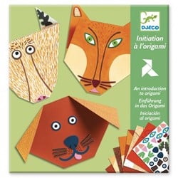 Djeco Origami Tiere Bastelset - FSC Papier - Kreatives Spielzeug