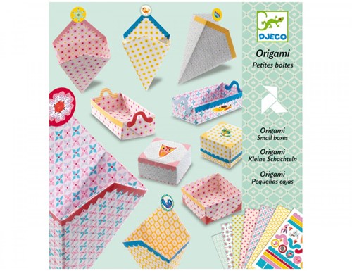 Djeco 08774 Origami Kleine Geschenkboxen Schachteln Kirigami