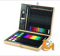 Djeco Farben Color box - kreative Mal- und Zeichenkoffer für Kinder
