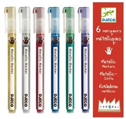 Djeco Metall, 6 x Marker