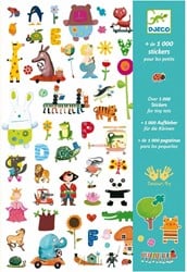 Djeco Sticker für Kinder - 1000 Sticker FSC MIX Buch