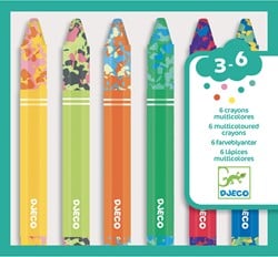 Djeco 6 Buntstifte multicolores