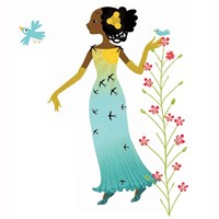 Djeco - Paper Dolls und Sticker Dresses Through the Season Papierpuppen-3