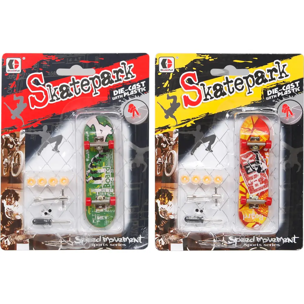 Vedes Fingerskateboard Spielzeug mit Ersatzrädern und Werkzeug