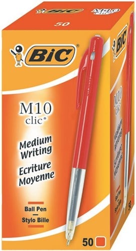 BIC 50 Bic M10 Stift in roter Box