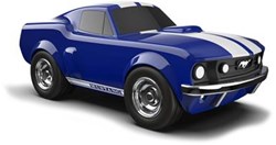 Baghera Spielzeugauto Ford Mustang blau - Vintage Miniaturauto