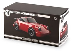 Baghera Spielzeugauto Porsche 911 rot - klassisches Modellauto für Kinder