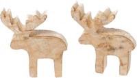Eduplay Holzspielzeug Nature wood slices moose Set mit 6 Stück-2