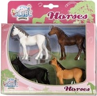 Kids Globe Horses 4 Pferde 1:32 2ass-3