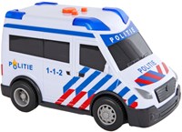 Spielzeug Polizeiauto Tankwagen free wheel Licht Sound 14cm weiß-2