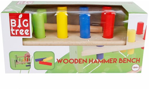 Holz Hammerbank Spielzeug - pädagogisches Holzspielzeug für Kleinkinder
