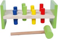 Holz Hammerbank Spielzeug - pädagogisches Holzspielzeug für Kleinkinder-2