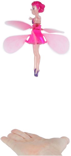 Fliegende Fee Puppe glamour 16,5cm magisches Spielzeug USB aufladbar-3