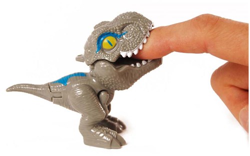 Beißender Dinosaurier Schlüsselanhänger Dinoworld 12cm Spielzeug mehrfarbig-3