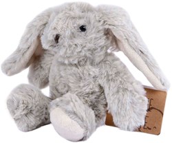 Take Me Home Kuscheltier Kaninchen Plüsch sitzend 20cm grau Spielzeug