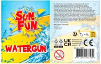 Wasserpistole transparent 50cm Spielzeug Sun Fun mehrfarbig-2