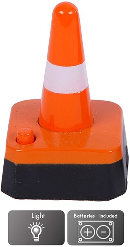 Kids GLOBE Verkehrskegel mit Licht 4cm Spielzeug Kegel-3